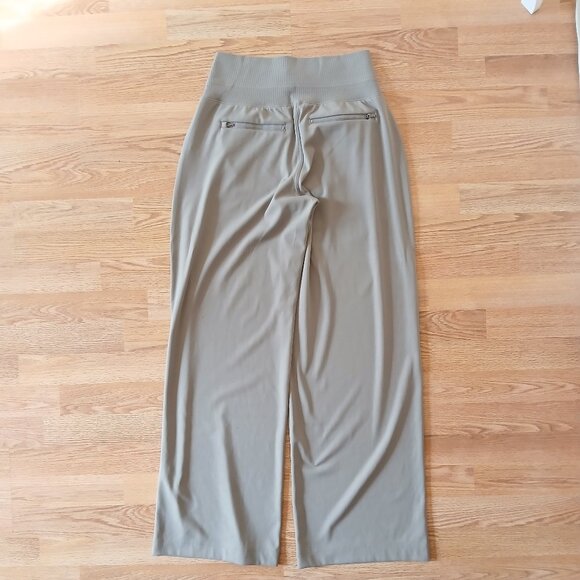Athleta Venice High Rise Wide Leg Pant Taupe Size Small - Picture 6 of 9